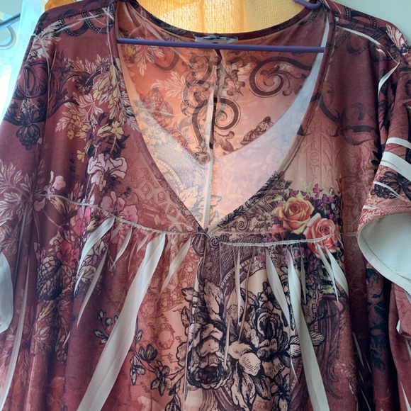 Brown/rust colored summer dress - Picture 2 of 3